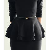 ゴールドバックル細ベルト | SAISON DE PAPILLON  | 詳細画像3 