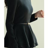 ゴールドバックル細ベルト | SAISON DE PAPILLON  | 詳細画像5 