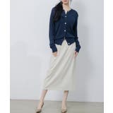 【接触冷感】クルーネックサマーニットカーディガン | SAISON DE PAPILLON | 詳細画像5