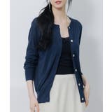 【接触冷感】クルーネックサマーニットカーディガン | SAISON DE PAPILLON | 詳細画像8