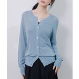 【接触冷感】クルーネックサマーニットカーディガン | SAISON DE PAPILLON | 詳細画像13