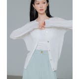 【接触冷感】クルーネックサマーニットカーディガン | SAISON DE PAPILLON | 詳細画像23