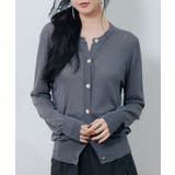 【接触冷感】クルーネックサマーニットカーディガン | SAISON DE PAPILLON | 詳細画像26