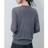 【接触冷感】クルーネックサマーニットカーディガン | SAISON DE PAPILLON | 詳細画像28