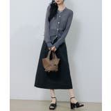 【接触冷感】クルーネックサマーニットカーディガン | SAISON DE PAPILLON | 詳細画像29