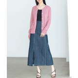 【接触冷感】クルーネックサマーニットカーディガン | SAISON DE PAPILLON | 詳細画像40