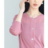 【接触冷感】クルーネックサマーニットカーディガン | SAISON DE PAPILLON | 詳細画像42