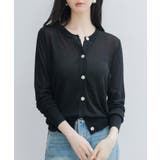 【接触冷感】クルーネックサマーニットカーディガン | SAISON DE PAPILLON | 詳細画像44