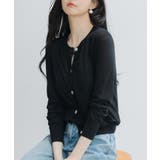 【接触冷感】クルーネックサマーニットカーディガン | SAISON DE PAPILLON | 詳細画像46