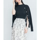 【接触冷感】クルーネックサマーニットカーディガン | SAISON DE PAPILLON | 詳細画像50