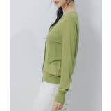 【接触冷感】クルーネックサマーニットカーディガン | SAISON DE PAPILLON | 詳細画像52