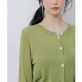 【接触冷感】クルーネックサマーニットカーディガン | SAISON DE PAPILLON | 詳細画像56