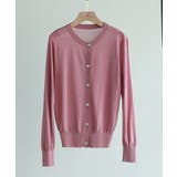 【接触冷感】クルーネックサマーニットカーディガン | SAISON DE PAPILLON | 詳細画像67