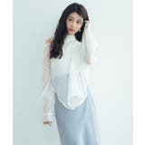 シアーシャツ×ノースリーブニット2点セット | SAISON DE PAPILLON | 詳細画像10