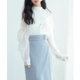 シアーシャツ×ノースリーブニット2点セット | SAISON DE PAPILLON | 詳細画像11
