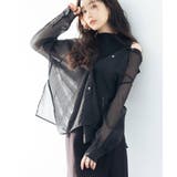 シアーシャツ×ノースリーブニット2点セット | SAISON DE PAPILLON | 詳細画像26