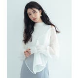 シアーシャツ×ノースリーブニット2点セット | SAISON DE PAPILLON | 詳細画像5