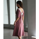 前後2way襟付きミモレ丈ニットワンピース | SAISON DE PAPILLON | 詳細画像10