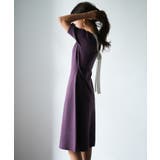 前後2way襟付きミモレ丈ニットワンピース | SAISON DE PAPILLON | 詳細画像19