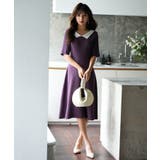 前後2way襟付きミモレ丈ニットワンピース | SAISON DE PAPILLON | 詳細画像20