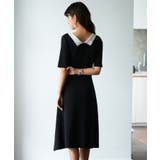 前後2way襟付きミモレ丈ニットワンピース | SAISON DE PAPILLON | 詳細画像26