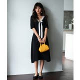 前後2way襟付きミモレ丈ニットワンピース | SAISON DE PAPILLON | 詳細画像27