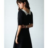 前後2way襟付きミモレ丈ニットワンピース | SAISON DE PAPILLON | 詳細画像30