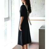 前後2way襟付きミモレ丈ニットワンピース | SAISON DE PAPILLON | 詳細画像32