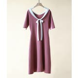 前後2way襟付きミモレ丈ニットワンピース | SAISON DE PAPILLON | 詳細画像42