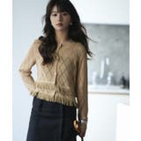 透かし編みフリンジニットカーディガン | SAISON DE PAPILLON | 詳細画像7