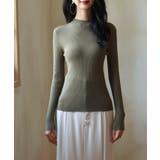 リブ編みプチハイネックニットプルオーバー | SAISON DE PAPILLON | 詳細画像53