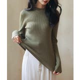 リブ編みプチハイネックニットプルオーバー | SAISON DE PAPILLON | 詳細画像56