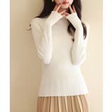 リブ編みプチハイネックニットプルオーバー | SAISON DE PAPILLON | 詳細画像68