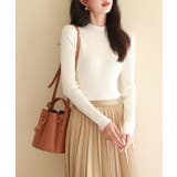 リブ編みプチハイネックニットプルオーバー | SAISON DE PAPILLON | 詳細画像73