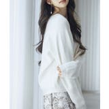 畦編み深みVネックニットプルオーバー | SAISON DE PAPILLON  | 詳細画像44 