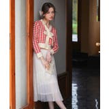 フロントリボンギンガムチェックニットプルオーバー | SAISON DE PAPILLON | 詳細画像31