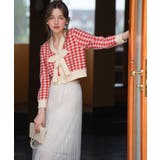 フロントリボンギンガムチェックニットプルオーバー | SAISON DE PAPILLON | 詳細画像32