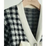 フロントリボンギンガムチェックニットプルオーバー | SAISON DE PAPILLON | 詳細画像40