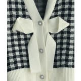 フロントリボンギンガムチェックニットプルオーバー | SAISON DE PAPILLON | 詳細画像41