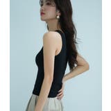 ワンショルダーニットタンクトップ | SAISON DE PAPILLON  | 詳細画像10 