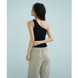 ワンショルダーニットタンクトップ | SAISON DE PAPILLON  | 詳細画像15 