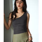 ワンショルダーニットタンクトップ | SAISON DE PAPILLON  | 詳細画像16 