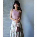 ワンショルダーニットタンクトップ | SAISON DE PAPILLON  | 詳細画像32 
