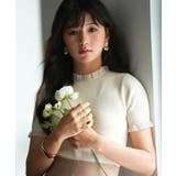フリルネックサマー半袖ニット | SAISON DE PAPILLON | 詳細画像24