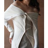 オフショルダーリブニットプルオーバー | SAISON DE PAPILLON  | 詳細画像13 