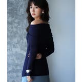 オフショルダーリブニットプルオーバー | SAISON DE PAPILLON  | 詳細画像29 