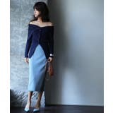 オフショルダーリブニットプルオーバー | SAISON DE PAPILLON  | 詳細画像30 