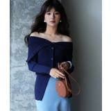 オフショルダーリブニットプルオーバー | SAISON DE PAPILLON  | 詳細画像33 