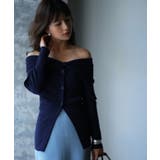 オフショルダーリブニットプルオーバー | SAISON DE PAPILLON  | 詳細画像36 