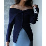 オフショルダーリブニットプルオーバー | SAISON DE PAPILLON  | 詳細画像38 